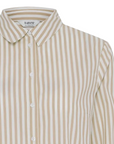 b.young striped shirt with long sleeves for women Byhetila 20814341 201072 safari mix