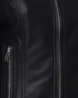 b.young women's eco-leather jacket Byacom 20809396 200451 black