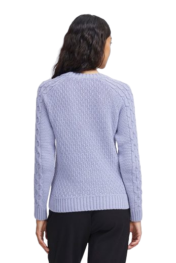 b.young Olgi knitted women&#39;s sweater 20812260 153716 wisteria
