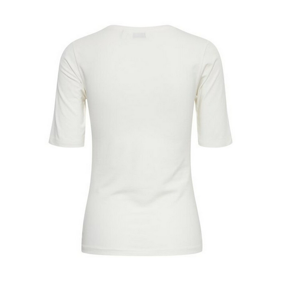 b.young women&#39;s t-shirt short sleeve Pamila 20806528 80115 milk white