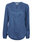 b.young Josa long sleeve shirt 20812710 sky blue