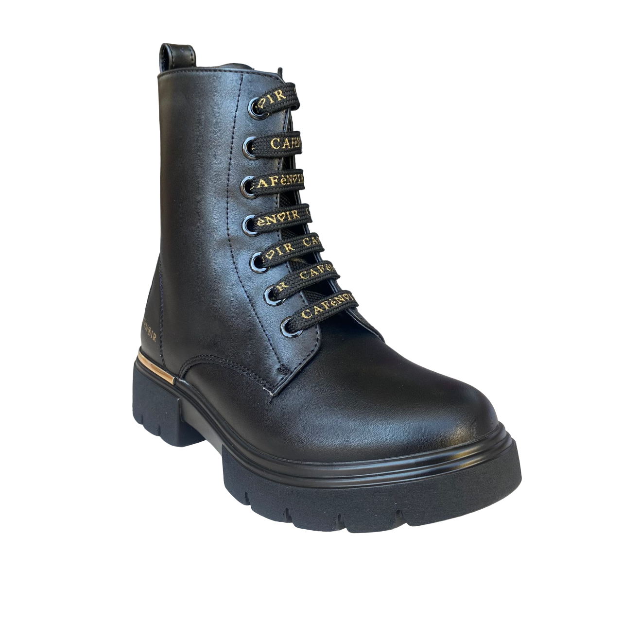 CafèNoir Girl&#39;s amphibious ankle boot with side zip C-2232 C1710 black