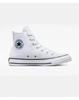 Converse unisex boy's high sneakers Chuck Taylor All Star A02608C white black