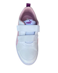 Puma Courtflex v2 V PS 371543 15 white pink girls' sneakers
