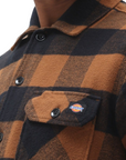 Dickies unisex adult cotton flannel shirt New Sacramento DK0A4XDZB00 brown