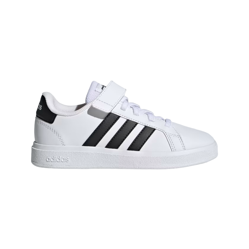 Adidas Grand Court 2.0 EL GW6521 white-black children&#39;s sneakers shoe