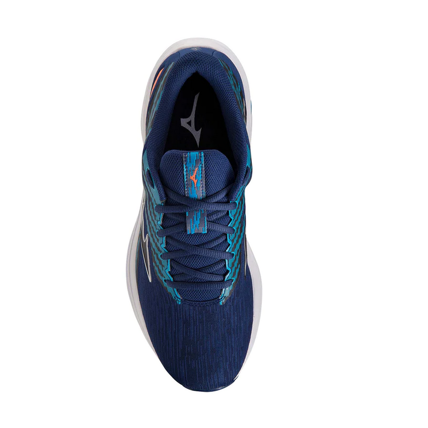 Mizuno men&#39;s running shoe Wave Equate 7 J1GC234853 blue-silver