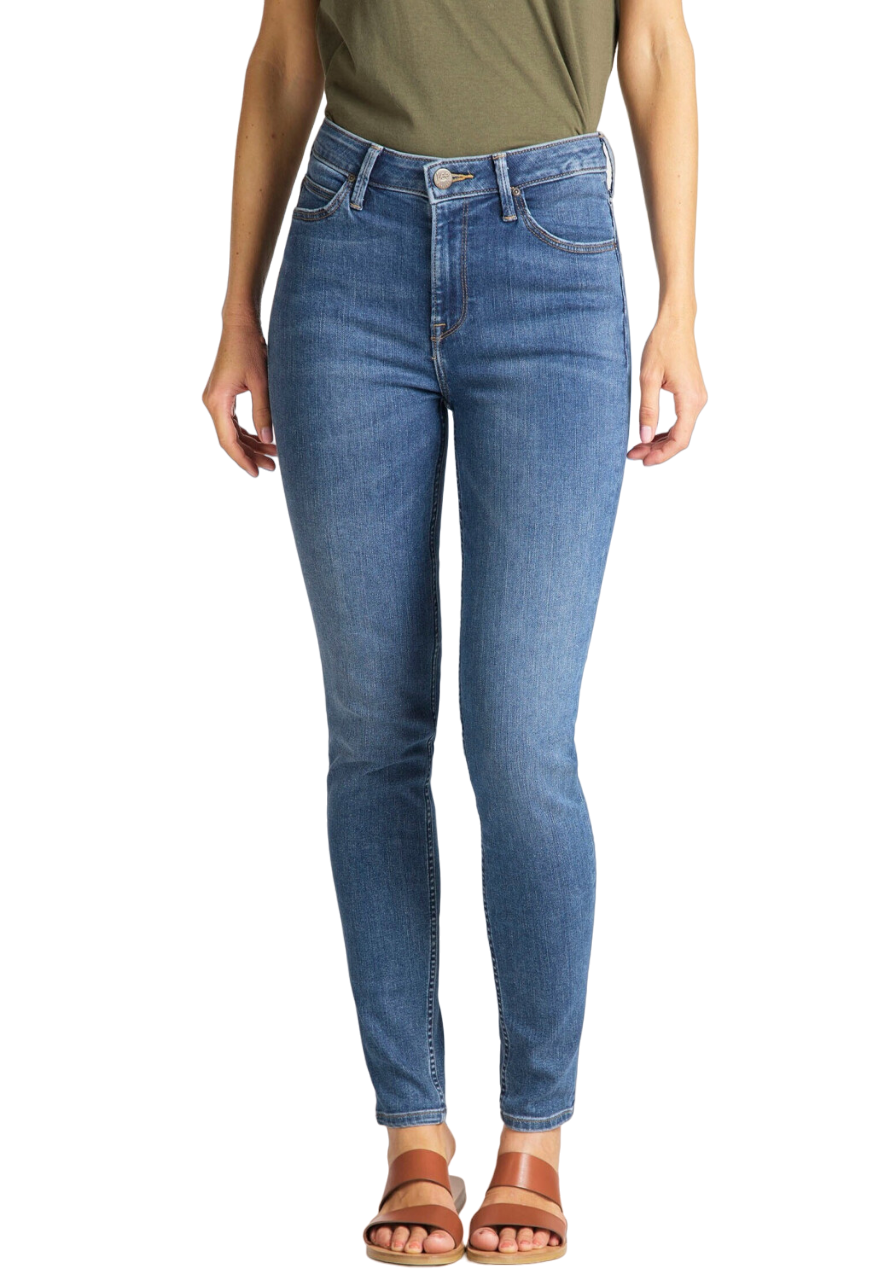 Lee Scarlett High In women&#39;s jeans trousers L626DUIW light blue