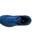Mizuno men's running shoe Wave Skyrise 4 J1GC230903 french blue-vaporous gray-gold