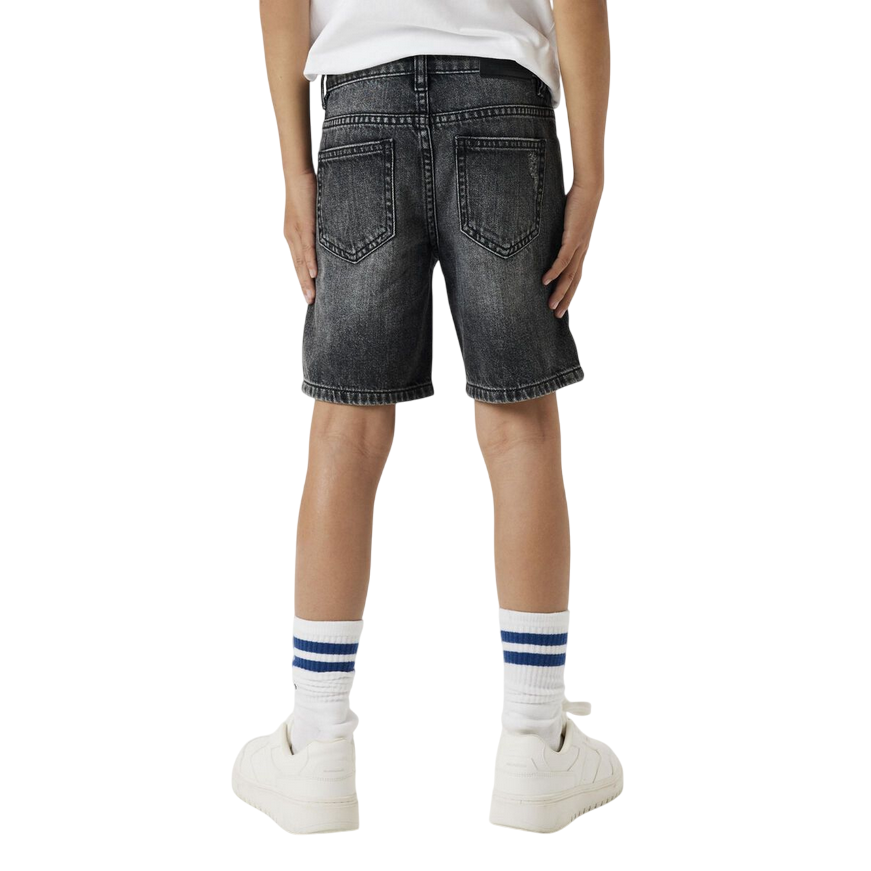 name it pantaloncino in denim da ragazzo SILAS 13225800 nero slavato