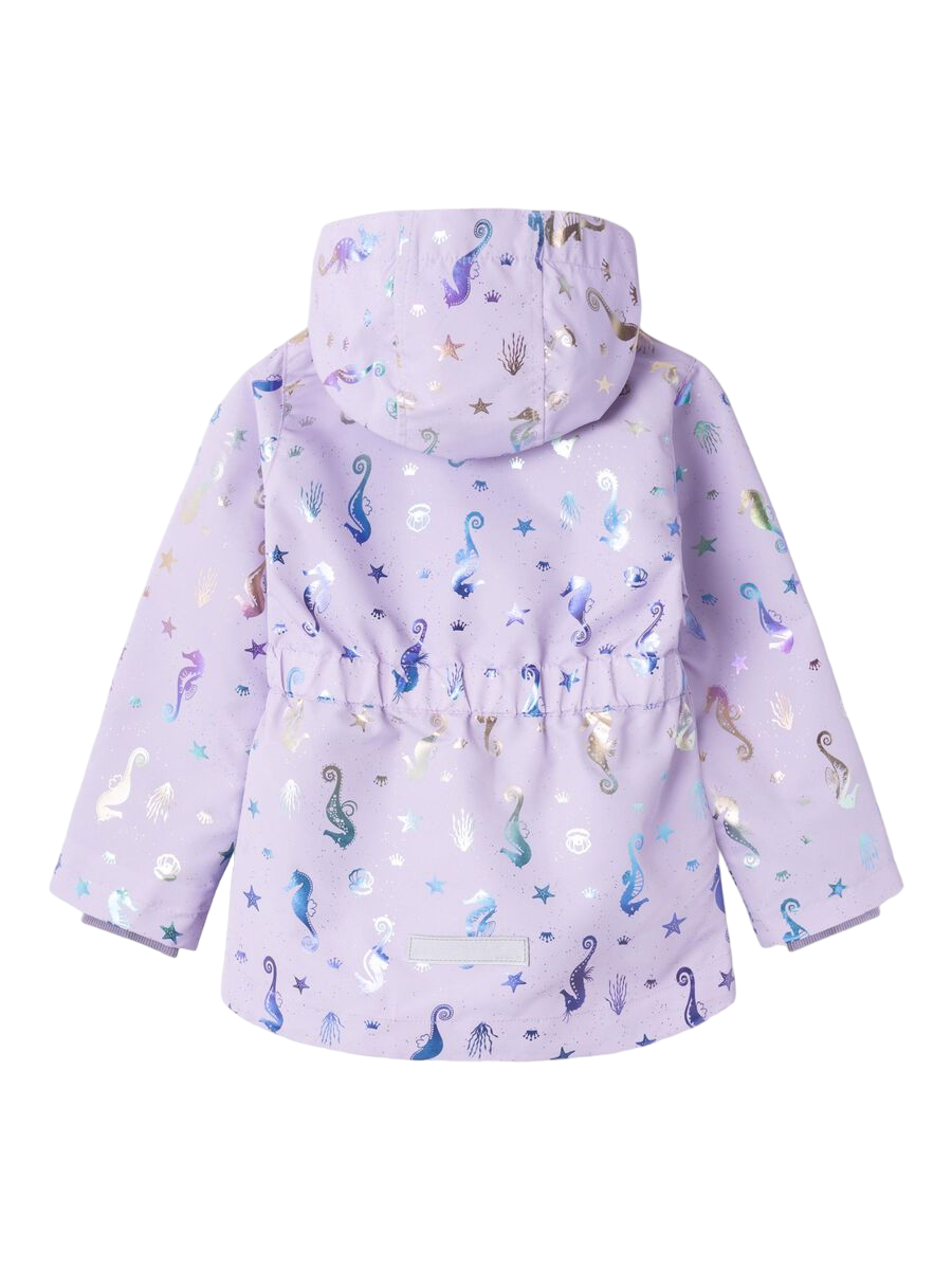 name it Jacket with detachable hood for girls 13225081 orchid