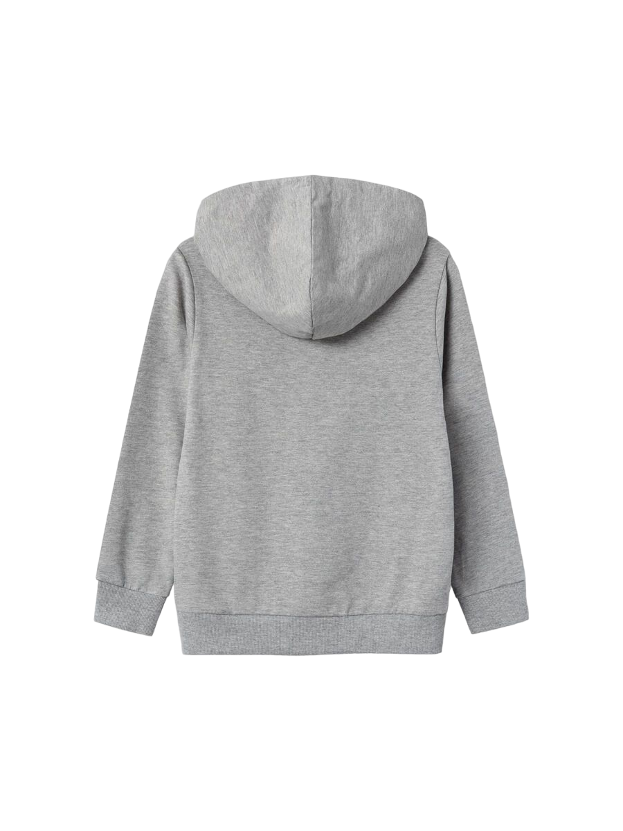name it children&#39;s hoodie with Jimmy NBA Miami Heat print 13225993 grey