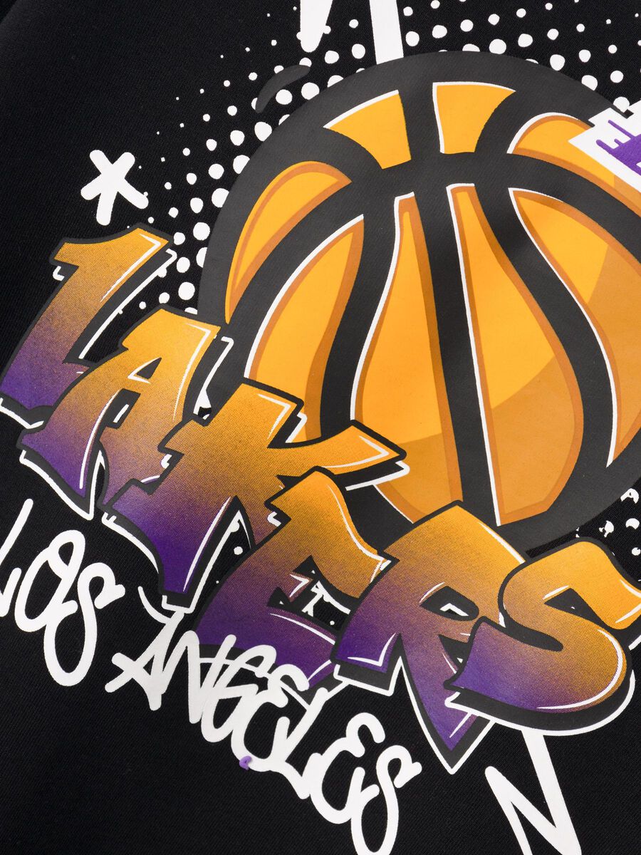 name it children&#39;s hoodie with Los Angeles Lakers print 13225993 black