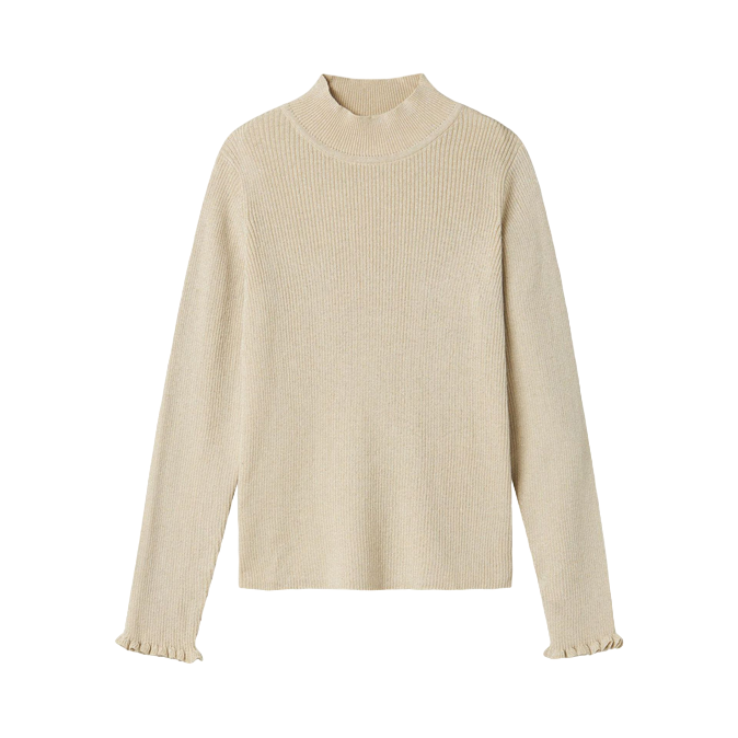 name it maglia pullover da ragazza con delux 13223077 sabbia