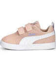 Puma children's sneakers in breathable mesh Courtflex v2 V Inf 371759-13 rose dust-white-vivid violet