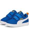 Puma children's sneakers in breathable mesh Courtflex v2 V Inf 371759-14 victoria blue-white-zinnia