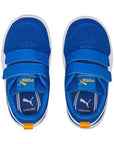 Puma children's sneakers in breathable mesh Courtflex v2 V Inf 371759-14 victoria blue-white-zinnia