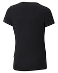 Puma girl's t-shirt short sleeve ESS Logo Tee G 587029 01 black