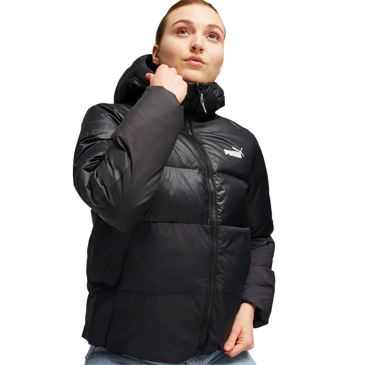 Puma Power women&#39;s hooded down jacket 675374-01 black