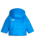 Puma hooded jacket for infants and children Minicats 675971-47 light blue