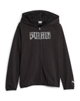 Puma boys' sports sweatshirt with hood and full zip Activ Sport 676291-01 black