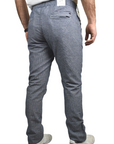 Trez pantalone casual da uomo in lino Poly 2233 M46439 736 grey