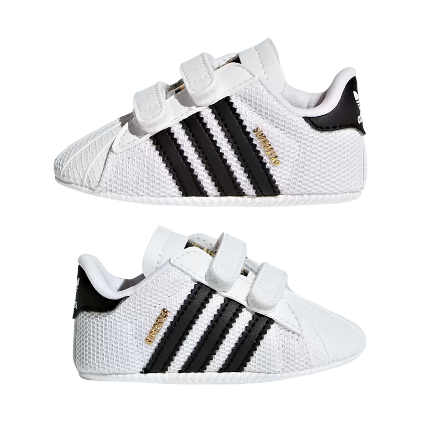 Adidas Original Superstar Crib S79916 white black cradle shoe