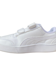 Puma unisex boy's sneakers Shuffle V Ps 375689 01 white