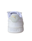 Puma unisex boy's sneakers Shuffle V Ps 375689 01 white