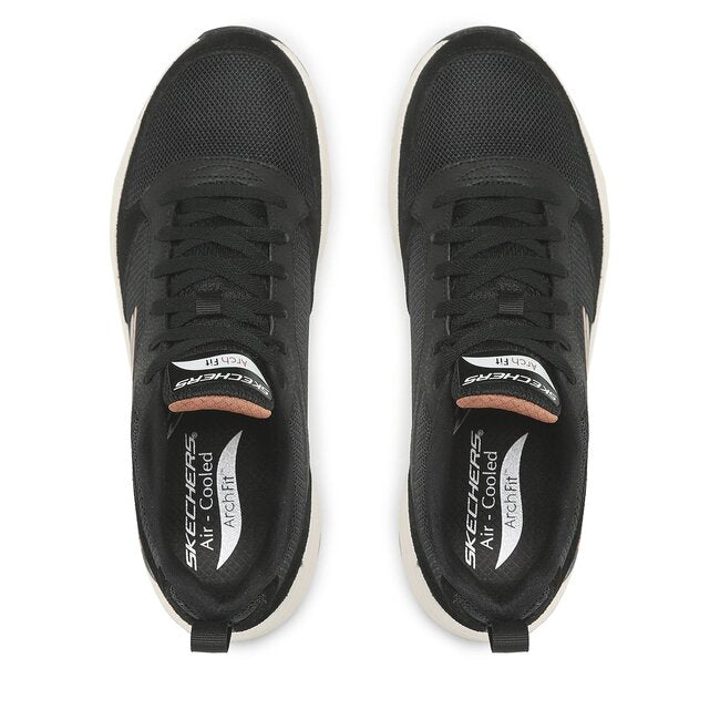 Skechers scarpa sneakers da uomo Arch Fit Servitica 232101 BLK nero