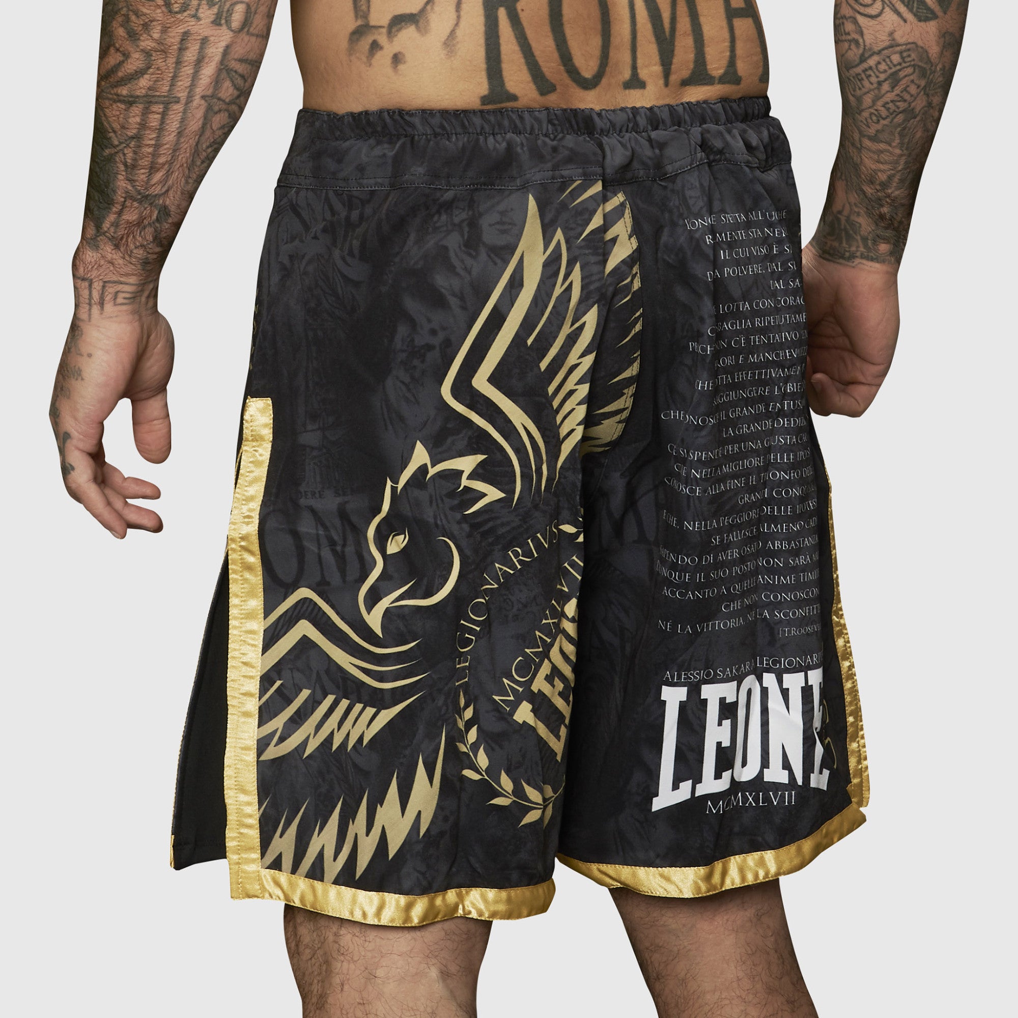 sportiamo Leone Pantaloncino MMA Legionarivs II AB790 nero