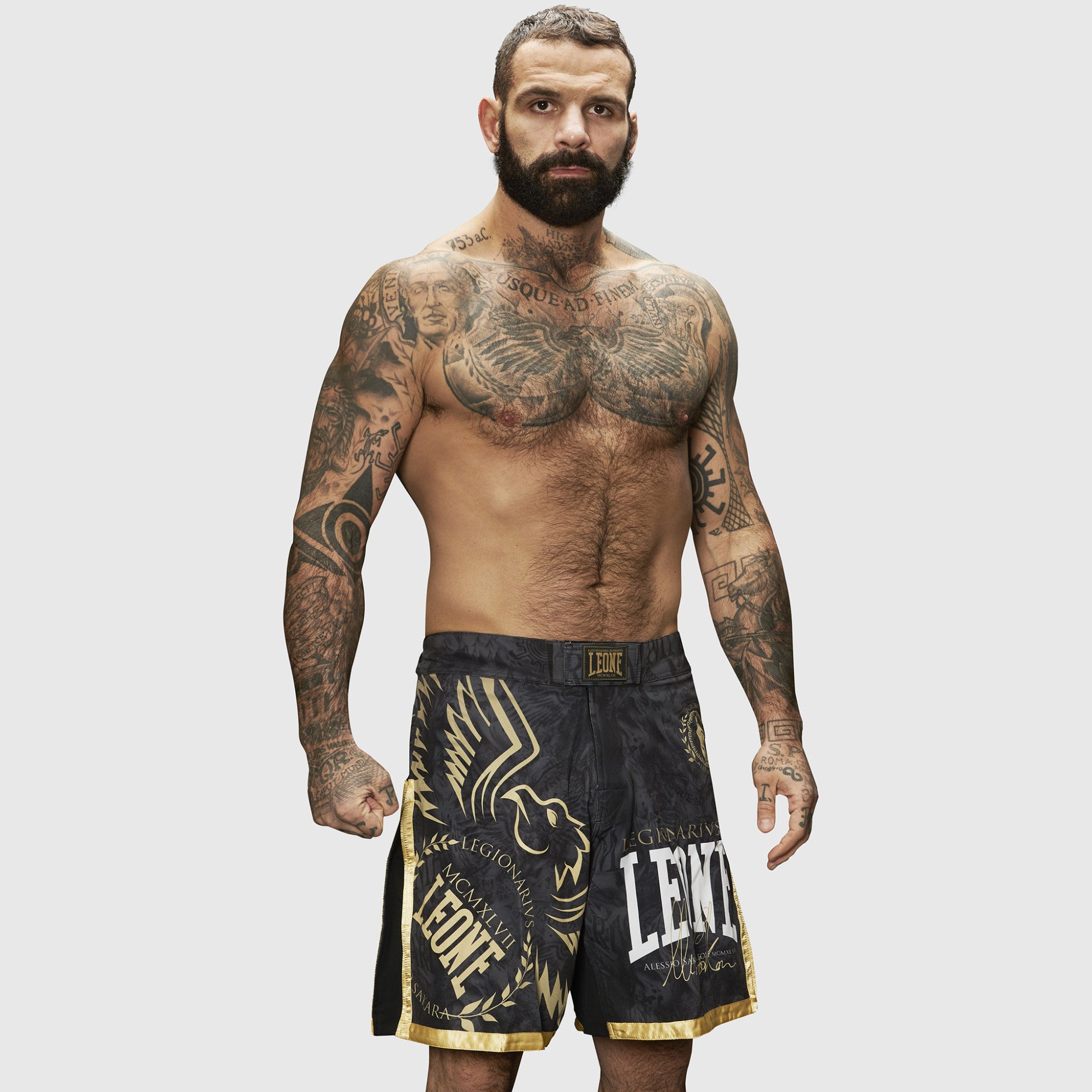 sportiamo Leone Pantaloncino MMA Legionarivs II AB790 nero