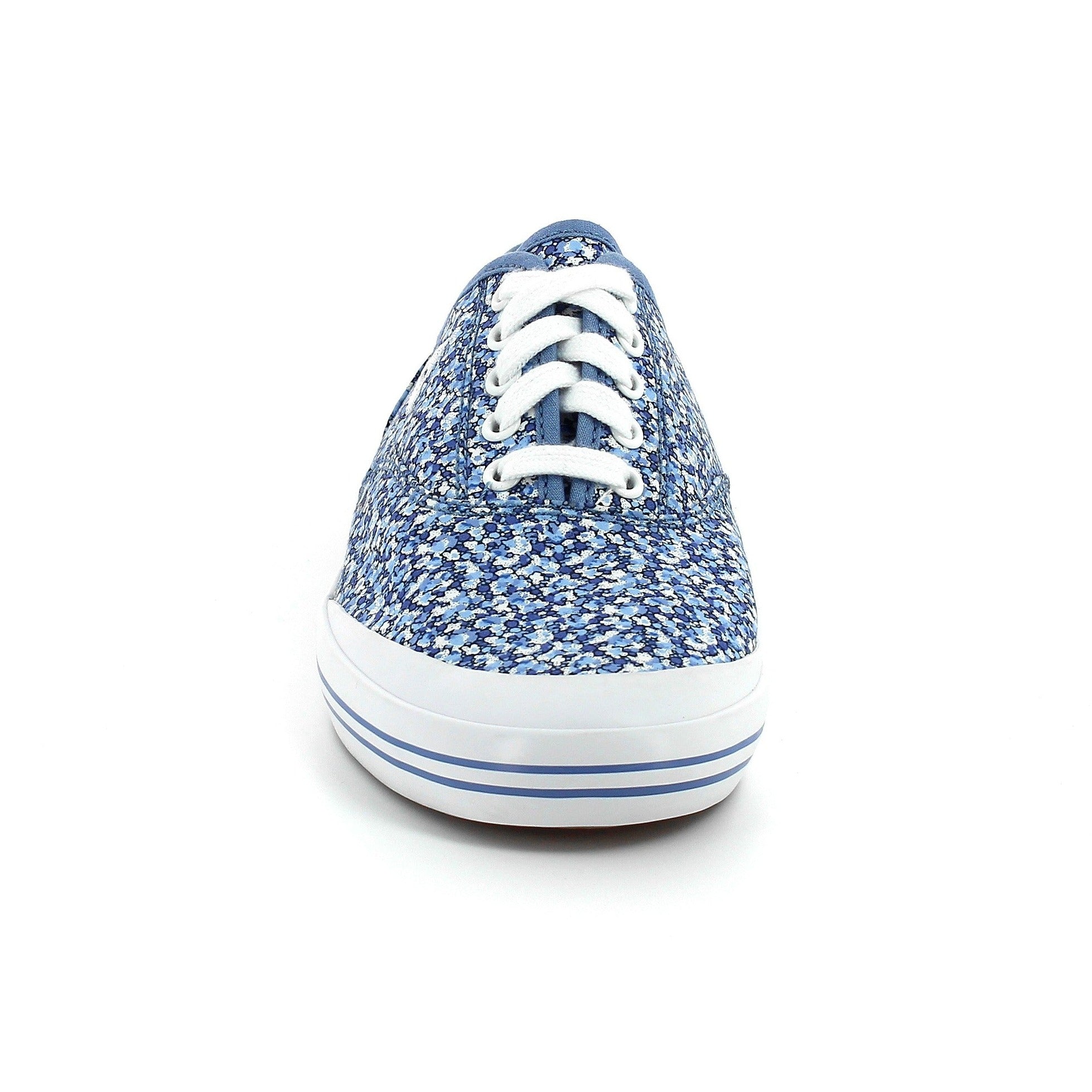 Le Coq Sportif women&#39;s sneakers shoe Grandville1510118 blue flowers