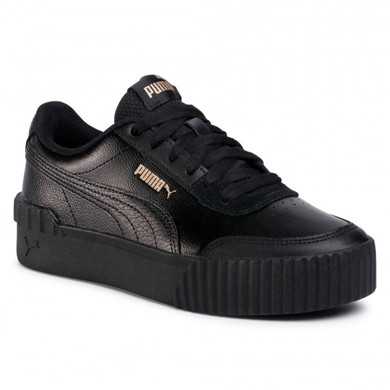 Puma women&#39;s sneakers shoe with Carina Lift wedge 373031 01 black