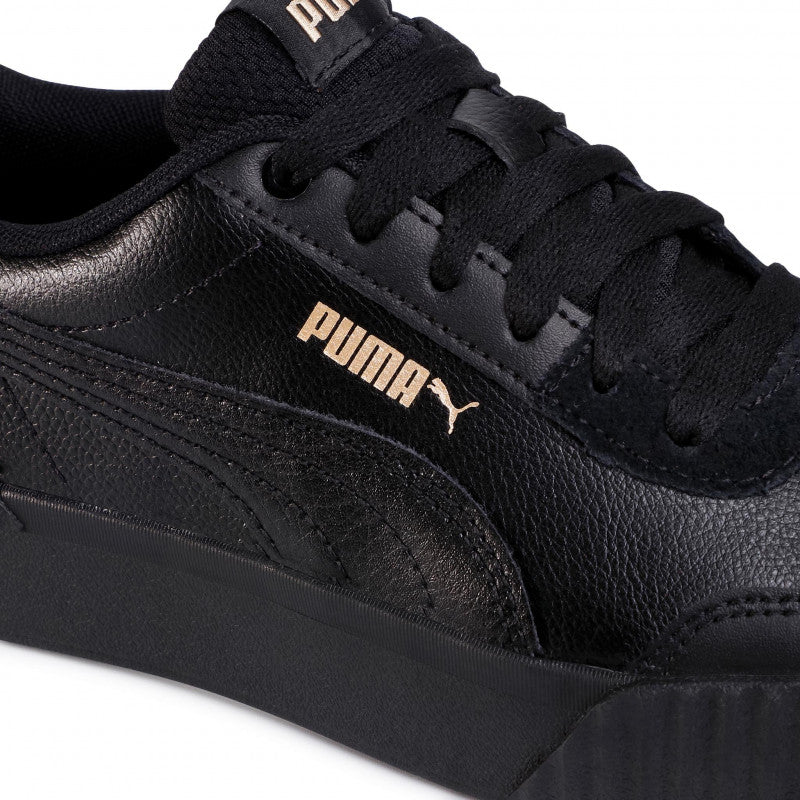 Puma scarpa sneakers da donna con zeppa Carina Lift 373031 01 nero