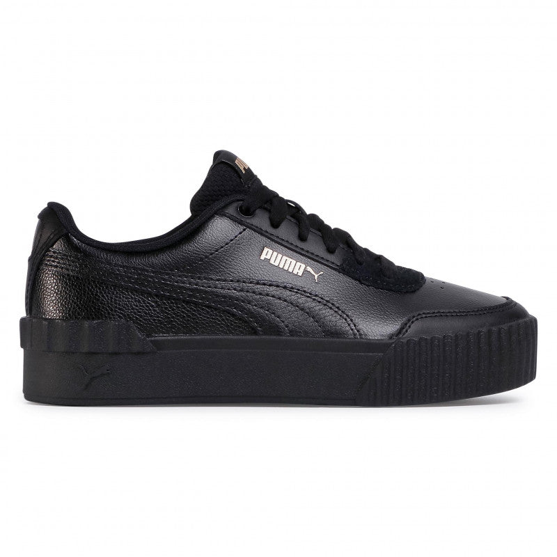 Puma women&#39;s sneakers shoe with Carina Lift wedge 373031 01 black