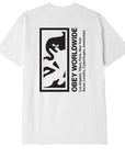 Obey Half Face Icon short sleeve t-shirt 165263357 white
