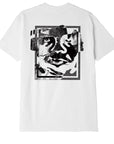 Obey men's short sleeve t-shirt Torn Icon Face 165263406 white