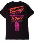 Obey End Police Brutality short sleeve T-Shirt 165263408 black