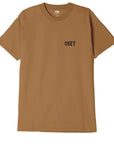 Obey Hong Kong Photo Classic men's short sleeve t-shirt 165263410 brown