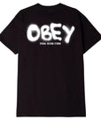 Obey men's short sleeve T-Shirt Visual Design Studio Classico 165263415 black