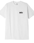 Obey men's short sleeve T-Shirt Visual Design Studio Classico 165263415 white