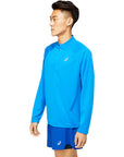 Asics Men's Technical Jersey Icon LS half Zip 2011B053 404 blue