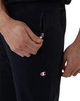Champion Legacy Authentic Pro Jersey men's tracksuit trousers with zip at the pockets 217435 BS501 NNY navy