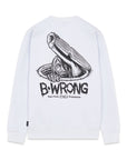 Propaganda Bwrong Crewneck sweatshirt 22FWPRFE785-02 white