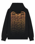 Propaganda hooded sweatshirt with kangaroo pockets Ribs Skin Hoodie 22FWPRFE824-01 black