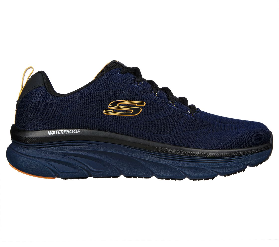 Skeckers scarpa da walking da uomo D&#39;Lux Walker Get Oasis 232362/NVYL blu-giallo