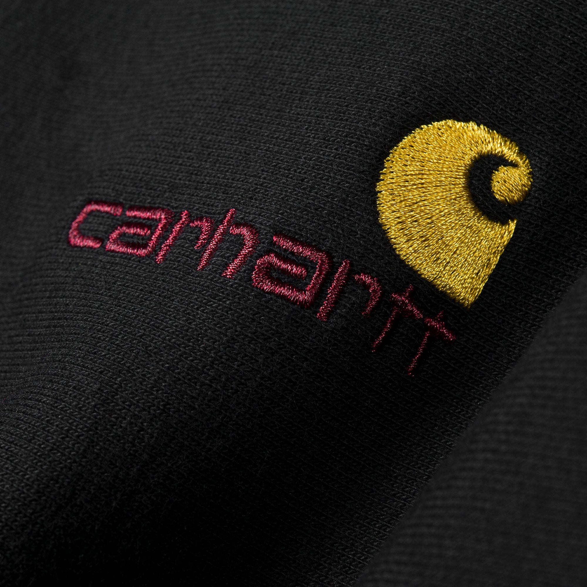 Carhartt American Script men&#39;s crewneck sweatshirt I025475 black