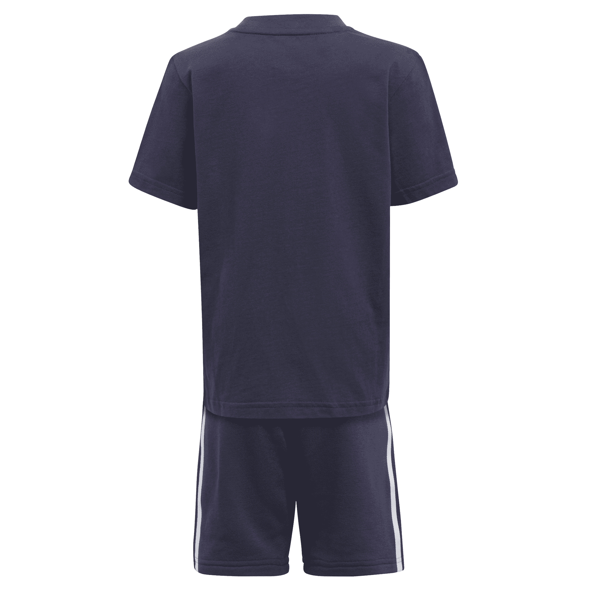 Adidas completo da ragazzo t-shirt e pantaloncino HC9445 blu-bianco