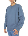 Carhartt men's crewneck sweatshirt 1026383 0XW sky blue gold